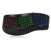 Adesso Tru-Form 150 3-Color Illuminated USB Ergonomic Keyboard AKB-150EB view 1