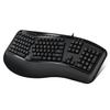 Adesso Tru-Form 150 3-Color Illuminated USB Ergonomic Keyboard AKB-150EB view 2