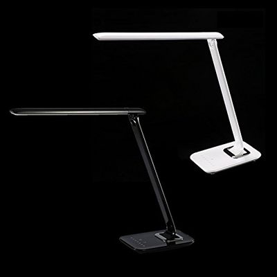 LED Desk Lamp - BANGWEIER Adjustable Touch Luxury 72 LED Desk Reading Lamp Light Dimmer Cool Warm Flex USB