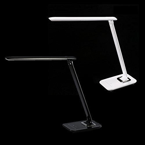 LED Desk Lamp - BANGWEIER Adjustable Touch Luxury 72 LED Desk Reading Lamp Light Dimmer Cool Warm Flex USB