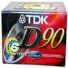 TDK Superior Normal Bias D90 blank cassette tapes (Pack of 6) view 1