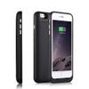 iPhone 6 Charging Case with Tempered Glass Screen Protector and USB Cable (Black) view 2