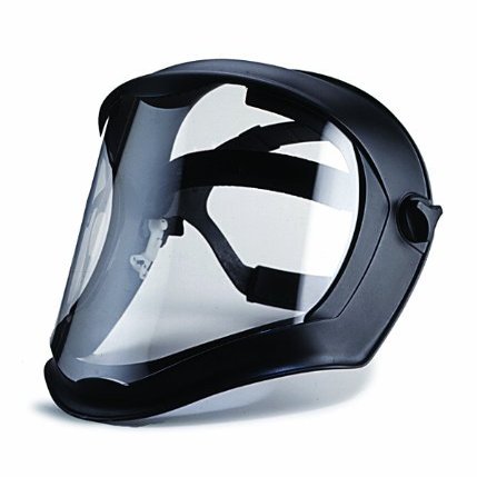 Uvex Bionic Face Shield with Clear Polycarbonate Visor and Anti-fog Hard Coat by Uvex