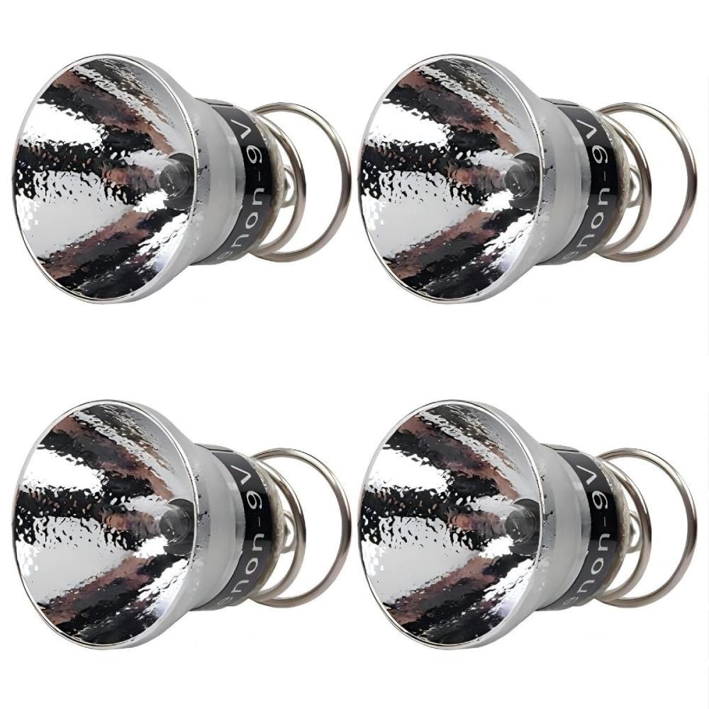 Mastiff G90 Drop-in 9V Replacement Xenon Bulb Assembly for Classic 9P G3 C3 M3 Flashlights E5(4 Units)