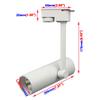 LUMINTURS 12W LED Track Picture Spot Project Downlight Adjustable Lamp Fixture Light White-Finish Pure White view 2