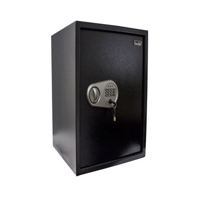 Qualarc NOCH-46EL Electronic Digital Home and Office Security Solid Steel Safe with Keypad Lock 2 Cubic Feet, 2 cu', Black