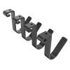 FLEXIMOUNTS 4 Pack Add-On Storage Rail Hooks, Black view 3