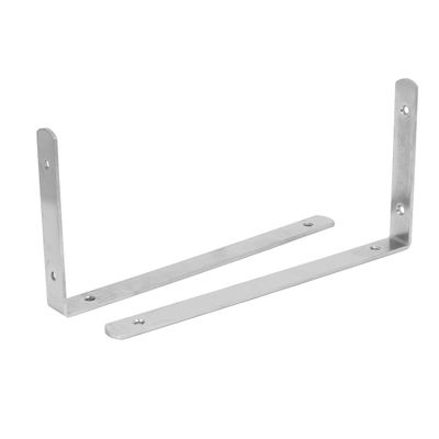 uxcell 2pcs 300mm 12" Length 90 Degree L Shaped Angle Bracket Brace