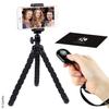 Flexible Cell Phone Tripod and Bluetooth Remote Control Camera Shutter - for iPhone, Samsung Galaxy and Many More - Octopus Style Mount - Universal Phone Holder - Solution for Smartphone Photography view 1