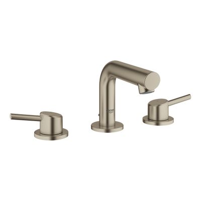 GROHE 20572EN1 Concetto, 8-inch Widespread 2-Handle S-Size Bathroom Faucet 1.2 GPM, Brushed Nickel
