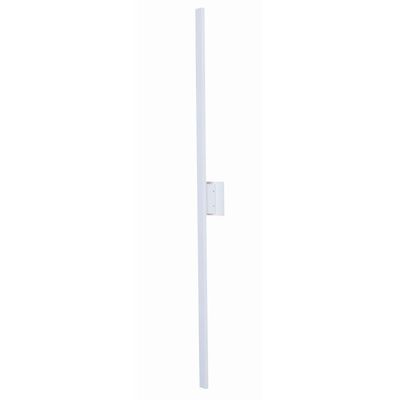 ET2 Lighting 51' X 4.5' Alumilux Outdoor Wall Sconce | White Finish | Aluminum Construction | Transitional Exterior Wall Lantern for Front Porches and Patios | Wet Location Rated | E41344-WT