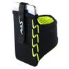 Sprigs Phone Armband for Running, Stretch Sleeve Arm Holder for iPhone 17, Samsung Galaxy S26 & Google Pixel 11, Fits Smartphones with Case for Jogging & Walking - Black/HiViz, Medium view 2