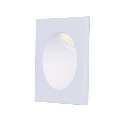 ET2 E41403-WT Alumilux Step Light ADA Compliant Square Outdoor LED Low Voltage Wall Mount, 1-Light 2 Watt, 3"H x 3"W, White