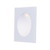 ET2 E41403-WT Alumilux Step Light ADA Compliant Square Outdoor LED Low Voltage Wall Mount, 1-Light 2 Watt, 3"H x 3"W, White view 1