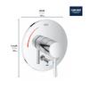 Grohe 29102EN1 Concetto Soft 1-Handle Bath/Shower Trim Kit in Brushed Nickel (Valve Sold Separately) view 2