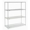 Nexel Wire Shelving, Poly-Z-Brite, 54" W x 21" D x 54" H view 2