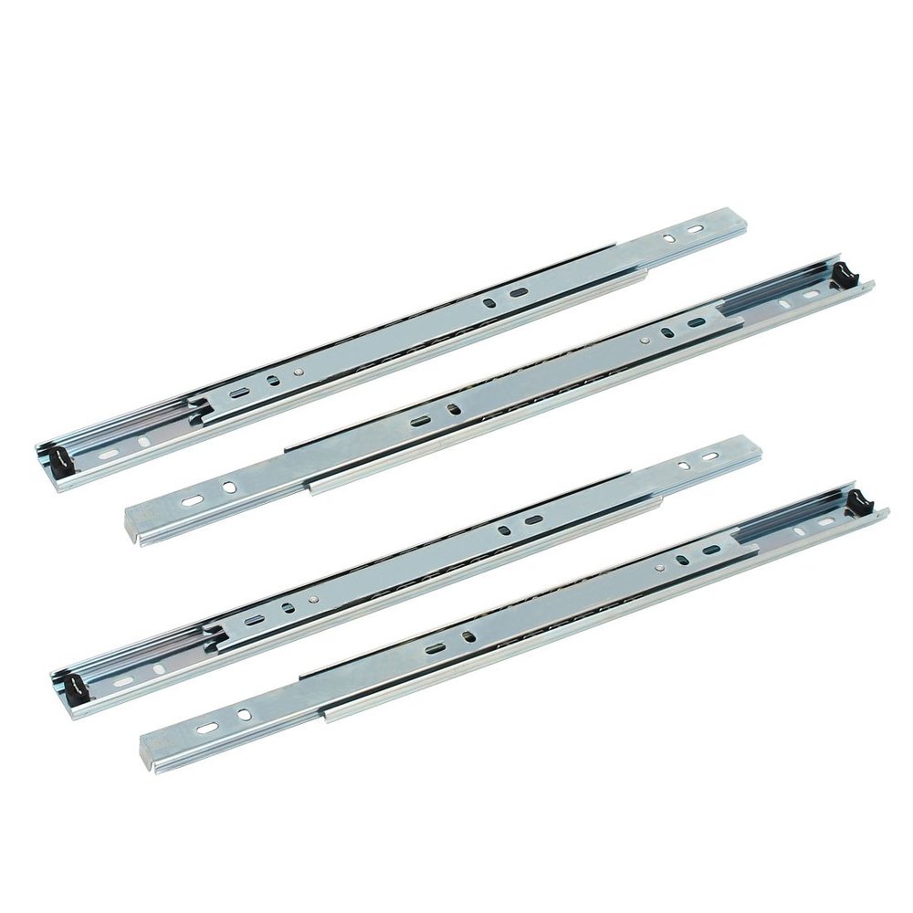 uxcell 12-Inch Drawer Slides, Full Extension Ball Bearing Slide Track Rail 26mm Wide 55lb Capacity 2 Pair