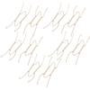 uxcell 10pcs Metal Household W Shaped Pan Plate Holder Wall Hanger 19x5cm view 1