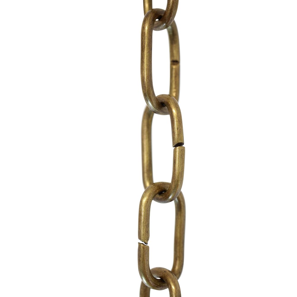 RCH Hardware CH-08-AB Brass Fixture Chain, 7 Gauge, Antique Brass