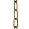 RCH Hardware CH-08-AB Brass Fixture Chain, 7 Gauge, Antique Brass view 1