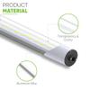 NYLL (Pack of 2 6 ft R17D T12/HO Type A Plug & Play LED Tube (Dual-Sided), Daylight (6000K) Direct Replacement for 85W F72T12/D/HO (Without Rewiring or Modification) Ballast Required! view 4
