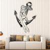 DesignToRefine Vinyl Wall Decal Pin Up Sexy Girl Pretty Anchor Marine Style Beauty Stickers Large Decor (763ig) Yellow view 1