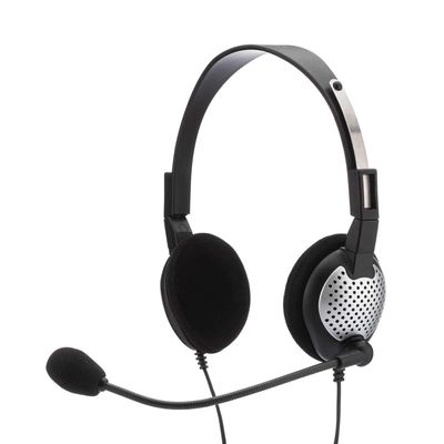 Andrea Communications (NC-185VM USB) On-Ear Stereo Headset with noise-canceling microphone