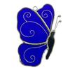Switchables Glass Cover: Blue Butterfly view 1