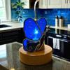 Switchables Glass Cover: Blue Butterfly view 2