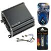 Kicker CXA400.1 Sub Amp with 46KISL RCA Adapter and 4-Gauge Install Kit view 1