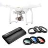 Bower 6 Piece Special Effects Filter Kit & Case for DJI Phantom 3 & 4 Drone Includes: Gradient Gray, Orange & Blue; Star 4, 6 & 8 Plus Lens Cap view 1