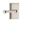 Grandeur 825193 Carre Plate Double Dummy with Georgetown Lever in Polished Nickel view 1
