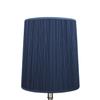 FenchelShades.com Lampshade 13" Top Diameter x 15" Bottom Diameter x 17" Slant Height with Washer (Spider) Attachment for Lamps with a Harp (Pleated Navy) view 2