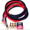 Sky High Oversized 4 Gauge AWG Big 3 Upgrade RED/Black Electrical Wiring Kit view 1
