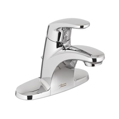 American Standard 7075005.002 Colony Pro 4 inch Centerset Less Drain, Polished Chrome