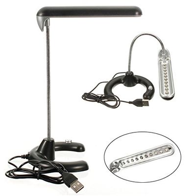 LED Desk Lamp - BANGWEIER LED Flexible USB Light Desk Table Computer PC Lamp For Study Reading