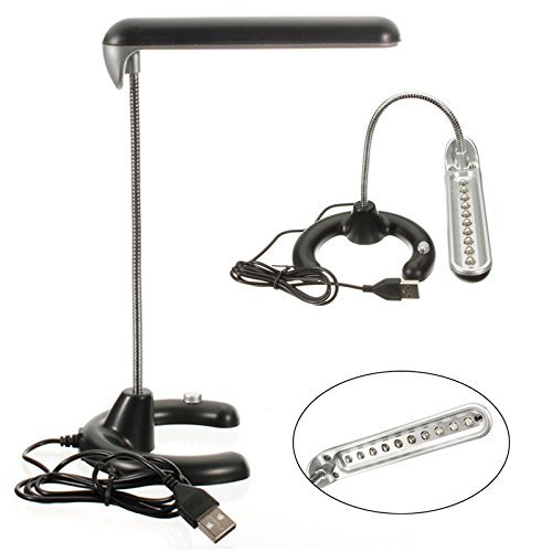 LED Desk Lamp - BANGWEIER LED Flexible USB Light Desk Table Computer PC Lamp For Study Reading