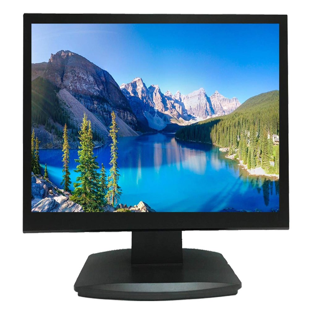 101AV 19.5" 5MP Super HD TVI, AHD, CVI & CVBS 16:9 Professional Security Monitor, 1 HDMI, 2 BNC Inputs & 1 Outputs, Work with Super HD 5MP Security Cameras Directly in Addition to DVR/NVR & PC