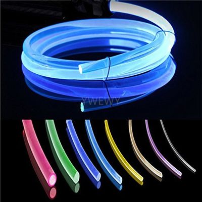 3.28ft PMMA Plastic Optic Fiber Side Glow Cable for LED Light Source (0.47in)