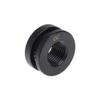 Alphacool G1/4" Bulkhead Connector Fitting, Short Version, Deep Black view 1