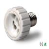 E-Simpo 6-Pack E17 to Gu10 Light Socket Adapter, Ceramic E17 to Gu10 Halogen CFL LED Lampholder Base Converter view 4