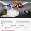 LGIDTECH FUT068 Miboxer 6W RGB+CCT LED Recessed Ceiling Downlight AC 100-240V,Color Changing & Temperature Adjustable,Memory Function,APP Can't Control Directly view 4