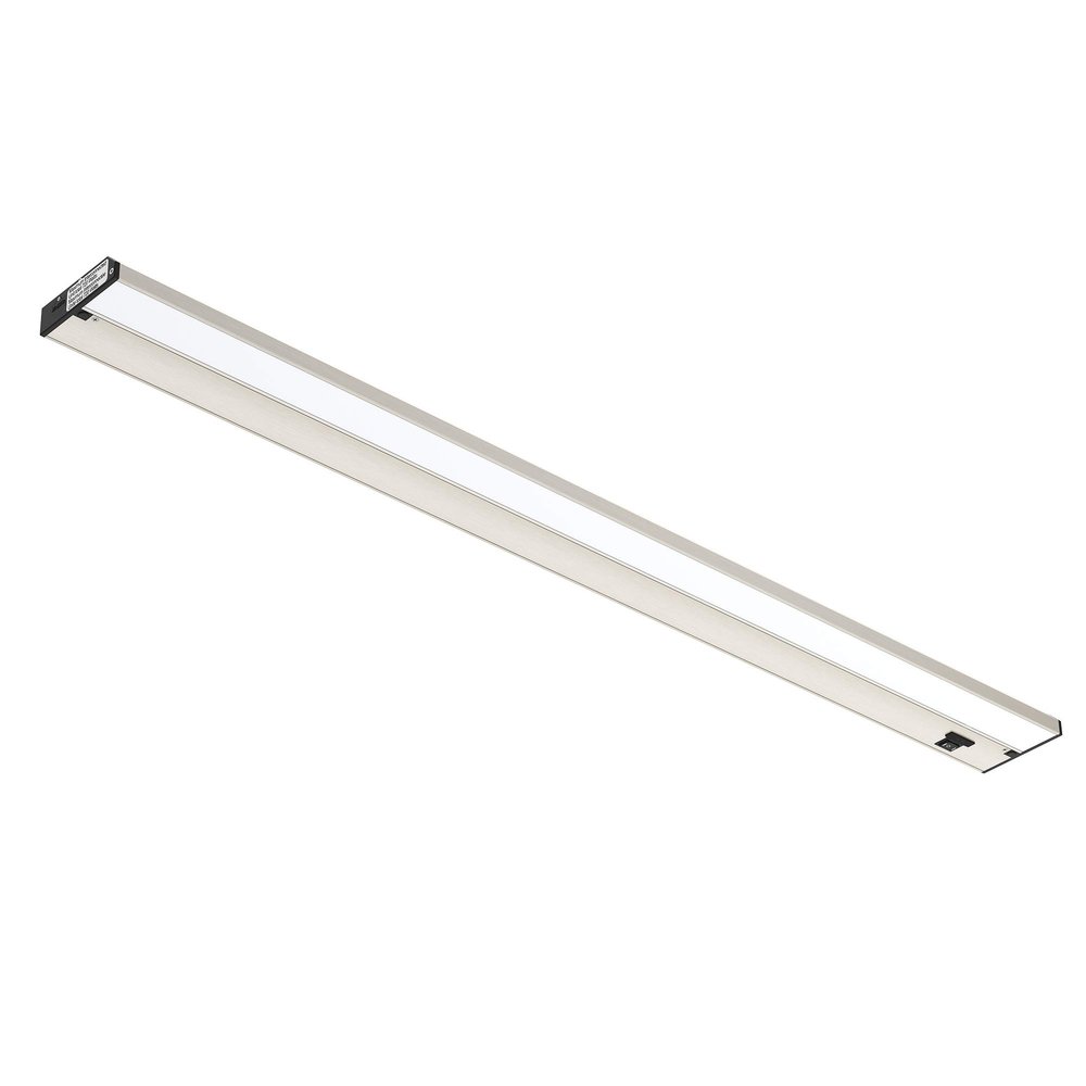 GETINLIGHT 40-Inch 3-CCT LED Under Cabinet Light, Hardwired/Plug-in, Nickel
