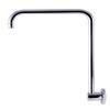 ALFI brand AB12GRW-PC Polished Chrome 12" Round Raised Wall Mounted Shower Arm view 3