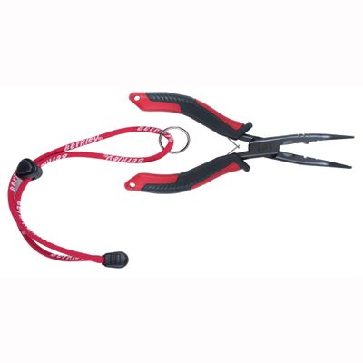 Berkley 6" XCD Bent Nose Pliers, Carbon Steel Jaws and Corrosion Resistant Coating, Manage Your Catch, Tackle or Gear with Ease, Edges of Pliers Include Grooves for Cutting, Tuning and Crimping