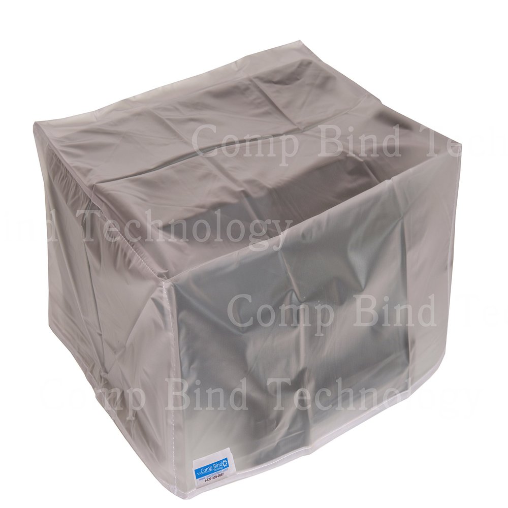 Comp Bind Technology Printer Dust Cover for HP Officejet Pro 6970 e-All-in-One Printer, Clear Vinyl Dust Cover 18.5''W x 15.5''D x 9''H