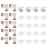 BTF-LIGHTING 10 Sets 3PIN 10mm 0.39in Width Right Angle L Shape Solderless Corner Connector for WS2811 WS2812B SK6812 LED Strip No Soldering Can't Support 144LEDs/m or ALTOVE LED Lights view 1