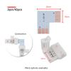 BTF-LIGHTING 10 Sets 3PIN 10mm 0.39in Width Right Angle L Shape Solderless Corner Connector for WS2811 WS2812B SK6812 LED Strip No Soldering Can't Support 144LEDs/m or ALTOVE LED Lights view 2