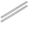 uxcell 295mmx25mmx4mm Stainless Steel Straight Flat Fixing Mending Plates Brackets 2pcs view 1