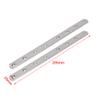 uxcell 295mmx25mmx4mm Stainless Steel Straight Flat Fixing Mending Plates Brackets 2pcs view 3